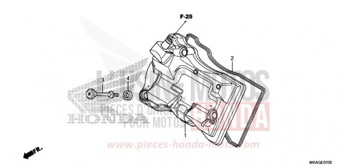 CYLINDER HEAD COVER NC750SAH de 2017